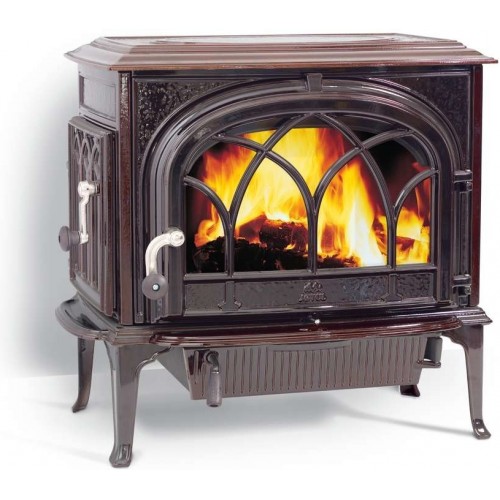 Jotul F 500 CB krbová kamna hnědá majolika 351110 Jotul F 500 CB krbová kamna hnědá majolika 351110