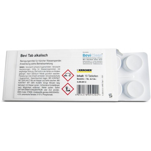 KÄRCHER Bevi Tab alkaline, 10 tablet 6.295-891.0 KÄRCHER Bevi Tab alkaline, 10 tablet 6.295-891.0
