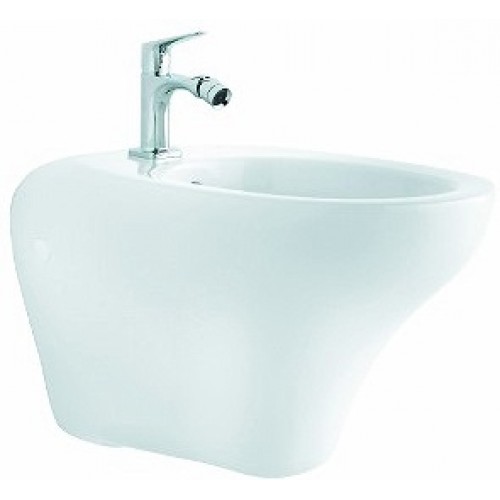 KOLO Ovum by Antonio Citterio bidet závěsný, s otvorem pro baterii, s přepadem L45100