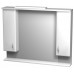 Intedoor Klasik koupelnová zrcadlová stěna 2 skříňky osvětlení dřevodekor 04 KZS100/04