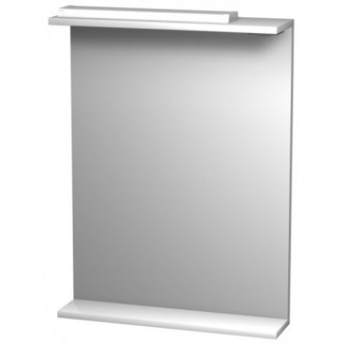 Intedoor Klasik koupelnová zrcadlová stěna s osvětlením dřevodekor 17 KZS60/17
