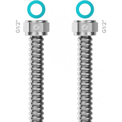 MERABELL READY! Nerezová trubka G1/2"-G1/2" délka 60cm M0412