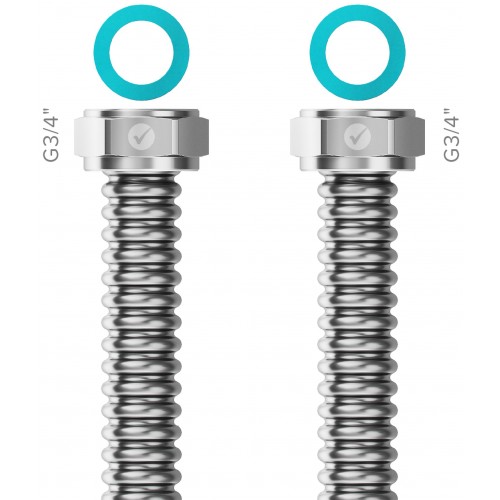 MERABELL READY! Nerezová trubka G3/4"-G3/4" délka 40cm M0418