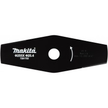 MAKITA 1916D8-0 Nůž žací 2 zubý 255x25,4x2,5mm=old 198345-9