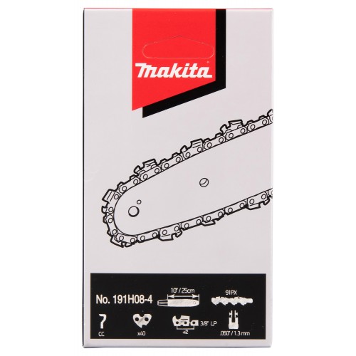 MAKITA 191H08-4 Pilový řetěz 25cm,1,3mm, 050" 3/8"LP