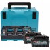 MAKITA 191U00-8 Sada Li-ion XGT 40V 2xBL4040+1xDC40RB+Makpac