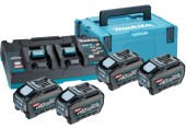 MAKITA 191U42-2 Sada Li-ion XGT 40V 4xBL4050F+1xDC40RB+Makpac