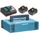 MAKITA 198116-4 Sada Li-ion LXT 18V 2xBL1860B + DC18RC nabíječka + kufr
