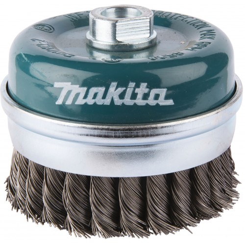 MAKITA D-29290 miskovitý kartáč z ocelového drátu,vlnitý drát 0,5mm,100mm