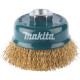MAKITA D-39768 Miskovitý kartáč z mosazného drátu,vlnitý drát 0,3mm,75mm