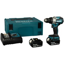 MAKITA DDF489RTJ Aku bezuhlíkový šroubovák Li-ion LXT (18V/2x5,0 Ah) Makpac