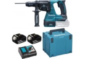 MAKITA DHR243RTJ Aku kombinované kladivo Li-ion SDS-Plus LXT (18V/2x5,0Ah) Makpac
