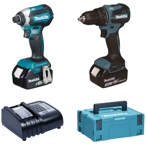 MAKITA DLX2535SJ Aku sada DDF490+DTD153 Li-ion LXT 18V