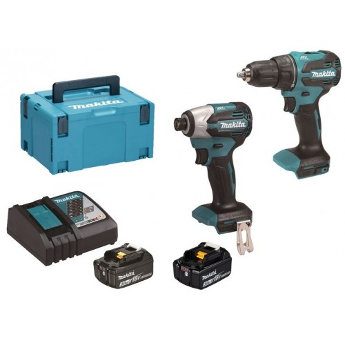 MAKITA DLX2577JX2 Aku sada DDF490+DTD158 Li-ion LXT (2x3,0Ah/18V) Macpak