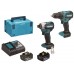 MAKITA DLX2577JX2 Aku sada DDF490+DTD158 Li-ion LXT (2x3,0Ah/18V) Macpak