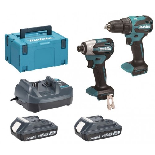 MAKITA DLX2577V01 Aku sada DDF490+DTD158 Li-ion LXT (2x2,0Ah/18V) Macpak MAKITA DLX2577V01 Aku sada DDF490+DTD158 Li-ion LXT (2x2,0Ah/18V) Macpak
