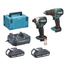 MAKITA DLX2580V01 Aku sada DHP490+DTD158 Li-ion LXT (2x2,0Ah/18V) Makpac