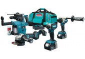 MAKITA DLX4155TX1 Kombo sada DGA504 + DDF486 + DTD153 + DHR243 + (18V/2x5,0Ah) Taška