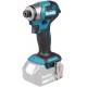 MAKITA DTD173Z Aku rázový šroubovák 1/4" Li-ion LXT 18V bez aku Z