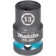 MAKITA E-16097 Nástrčná hlavice - nástrčný klíč Impact BLACK - vel.13, 38mm, 1/2"