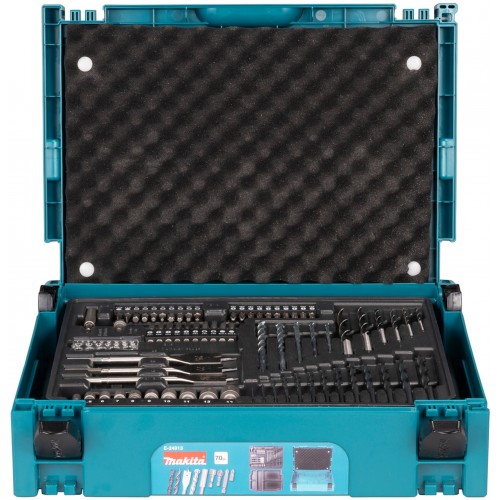 MAKITA E-24913 sada bitů a vrtáků 70 ks v Makpacu MAKITA E-24913 sada bitů a vrtáků 70 ks v Makpacu