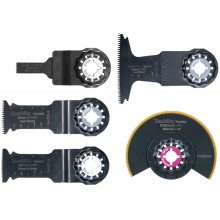 MAKITA E-29854 Sada nástrojů pro Multitool Starlock 5 ks v plastové krabičce