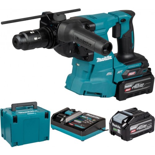 MAKITA HR012GU201 Aku kladivo s výměnným sklíčidlem a AWS Li-ion XGT (2x4,0Ah/40V),Makpac MAKITA HR012GU201 Aku kladivo s výměnným sklíčidlem a AWS Li-ion XGT (2x4,0Ah/40V),Makpac
