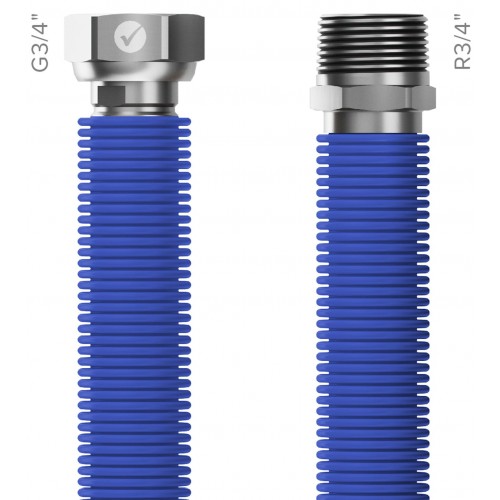 MERABELL Aqua Flexi Hadice R3/4"-G3/4" 30-60cm - 1ks modrá M0041