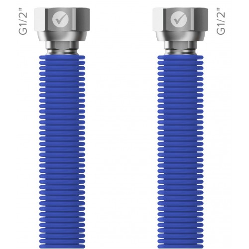 MERABELL Aqua Flexi Hadice G1/2"-G1/2" 30-60cm - 1ks modrá M0051