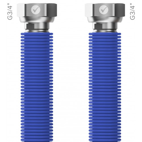 MERABELL Aqua Flexi Hadice G3/4"-G3/4" 30-60cm - 1ks modrá M0053