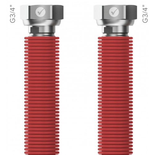 MERABELL Aqua Flexi Hadice G3/4"-G3/4" 30-60cm - 1ks červená M0054