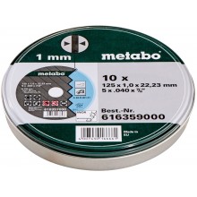 Metabo 10 řezných kotoučů SP 125x1,0x22,23 Inox, TF 41 616359000