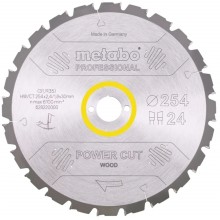 Metabo Pilový kotouč "power cut wood - professional", 254x30, Z24 WZ 5° neg. 628220000