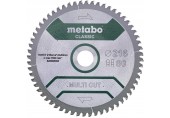 Metabo Pilový kotouč "Multi Cut Classic" 216x30 Z60 FZ/TZ 5°NEG /B 628655000