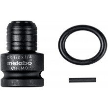 Metabo Adaptér 1/2" na 1/4" E6,3, 3dílný, odolný proti nárazu 628837000