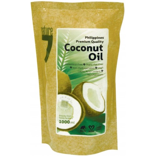 NATURE 7 kokosový olej 1000ml, sáček 1 litr 564425