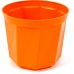 PLASTKON Dekorativní květináč Rosa 25 cm oranžová