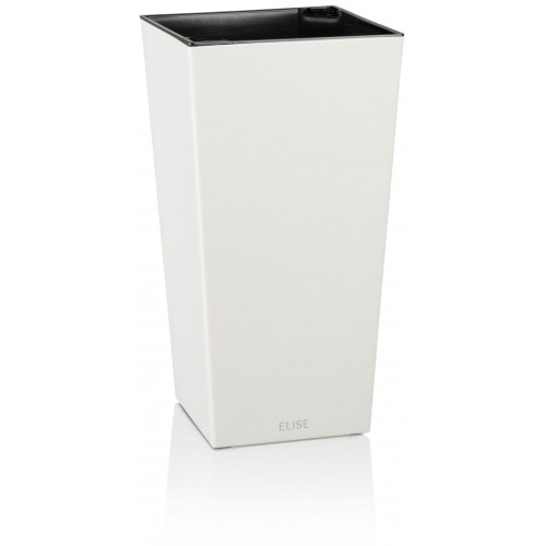 PLASTKON In- & Outdoor květináč Elise lesk 15 cm bílý