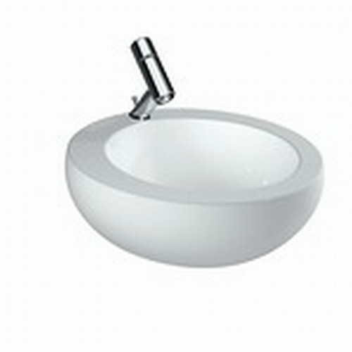 LAUFEN IL BAGNO ALESSI ONE Umyvadlová mísa 52x52 s otvorem, LCC 8.1897.1.400.104.1