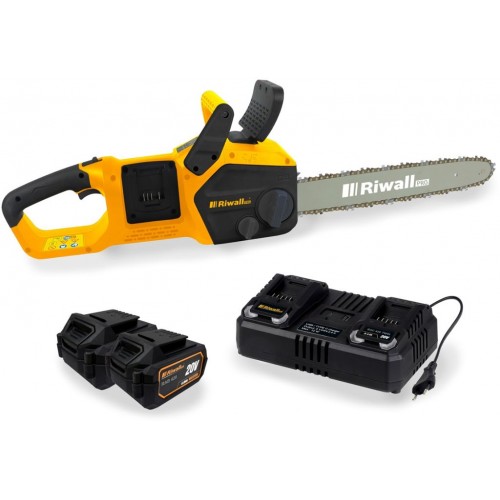 Riwall PRO RACS 4020i SET aku řetězová pila 40 V + baterie AC42F2601020B