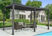 Riwall PRO RMBP 13 x 10 Anthracite - bioklimatická pergola ( 4 x 3 ) BP-QR43