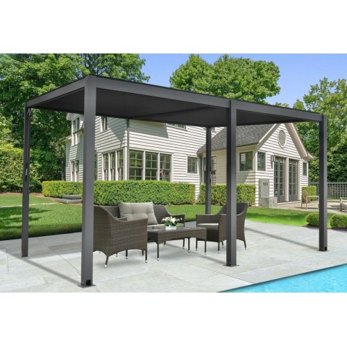 Riwall PRO RMBP 13 x 10 Anthracite - bioklimatická pergola ( 4 x 3 ) BP-QR43