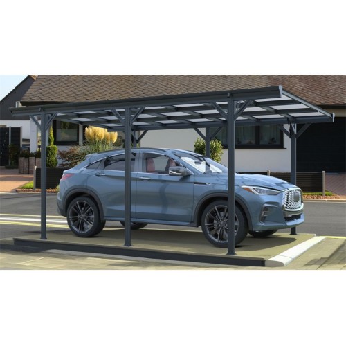 Riwall PRO RMCP 16 x 10 Anthracite - přístřešek pro auto ( 5 x 3 m ) CH500-GT