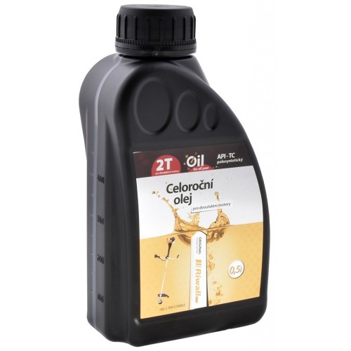 Riwall PRO Celoroční olej Riwall pro 2-taktní motory (0.5l) RACC00003