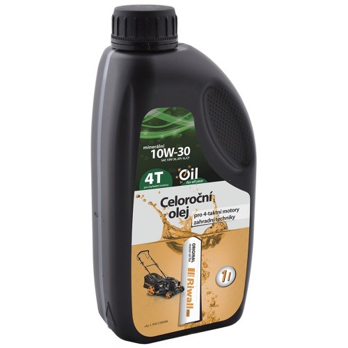 Riwall PRO Celoroční olej pro 4-taktní motory (1 l, SAE10W-30) RACC00006