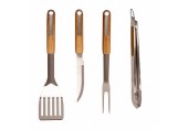 Riwall PRO RBBQ 4W SET - sada grilovacího nářadí RACC00132