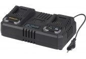 Riwall PRO RAC 420 TWIN dvojitá rychlonabíječka pro aku baterie 20 V (4,5 A) RACC00141