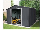 Riwall PRO RMSA 8x10 Anthracite - zahradní domek kovový 3 x 2,4 m SD-X0810-H170C-A