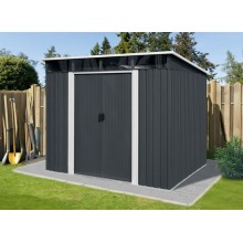 Riwall RMSP 9x8 Anthracite LUX - zahradní domek kovový 2,4 x 2,8 m T-PS0908-A