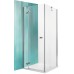 ROLTECHNIK Sprchové dveře jednokřídlé GDOL1/1000 brillant/transparent 132-100000L-00-02